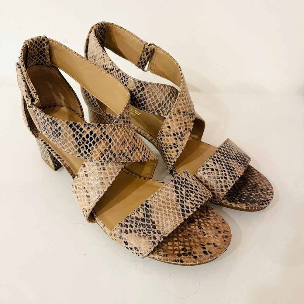 Naturalizer Adele snakeskin sandal